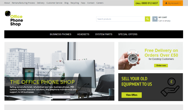 Office Phone Shop launch new website