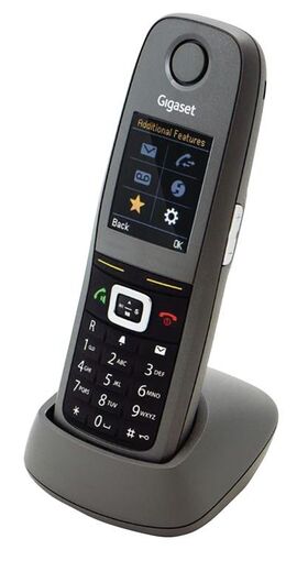 Gigaset R650H Pro - Cordless Extension Handset with Caller ID - DECT/GAP -  Office Phone Shop