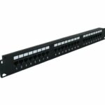 NEC 24 Port Panel RJ45 Connections Black (FFV24NECBK)