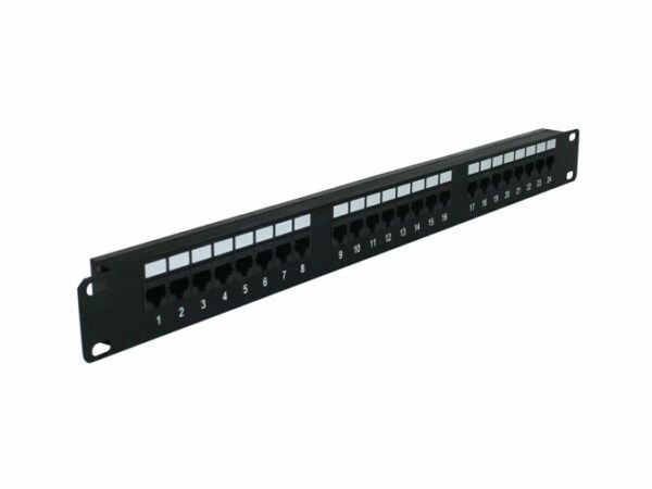 NEC 24 Port Panel RJ45 Connections Black (FFV24NECBK)