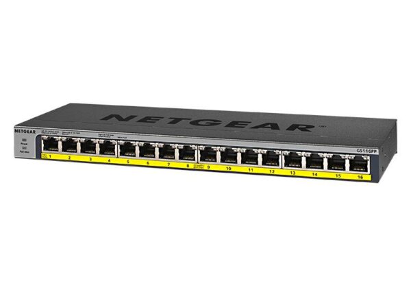 Netgear GS116PP 16 Port POE Switch (GS116PP-100EUS)