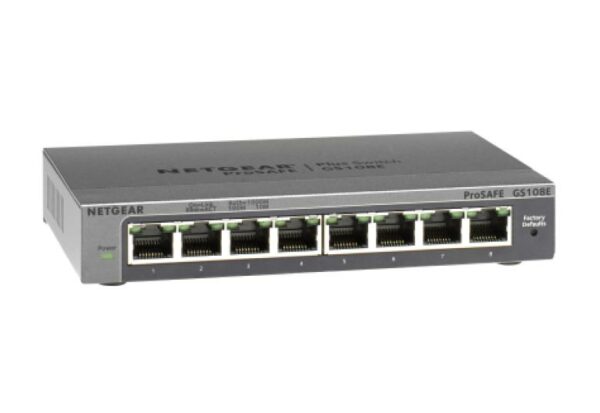 Netgear GS108E 8 Port Switch (GS108E-300UKS)